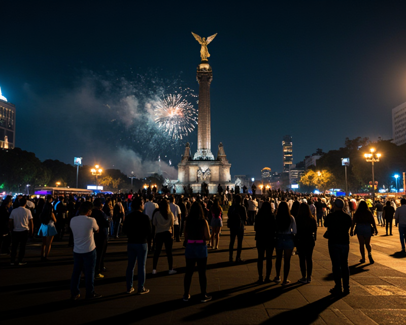 Mexico City Celebration Atmosphere