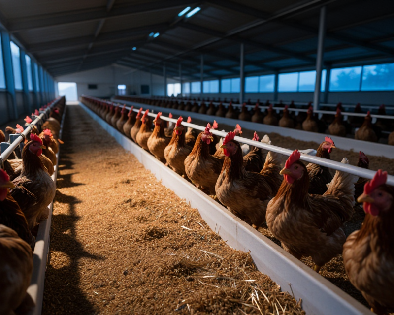 Modern South Korean Poultry Farm