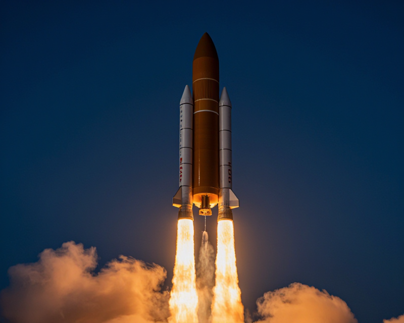 Nuri Rocket Stage Separation
