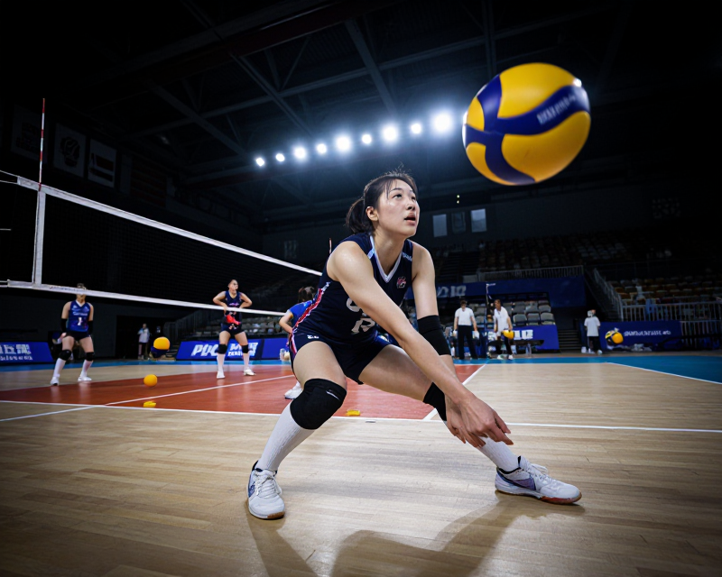 South Korean Volleyball Victory Atmosphere
