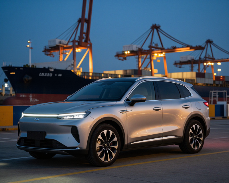 Modern SUV in South Korean Port Context
