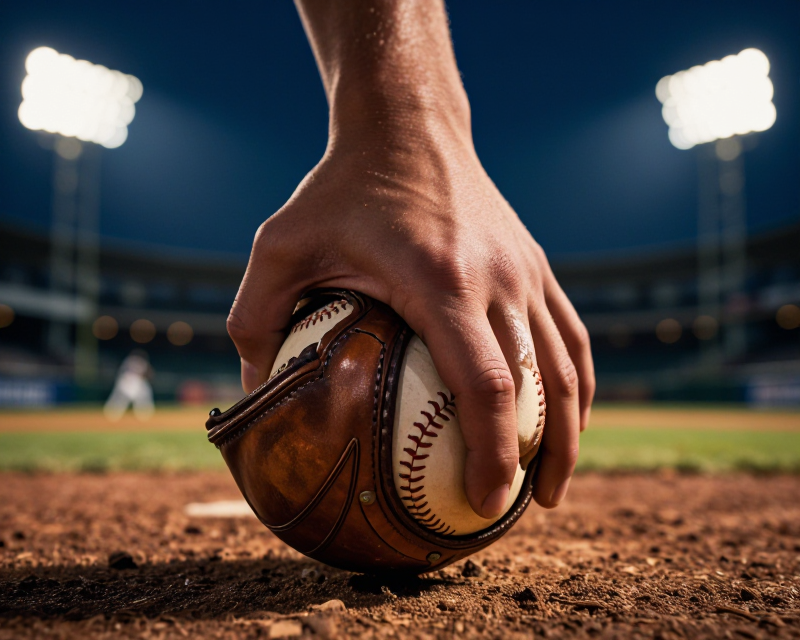 Baseball Pitcher Focus