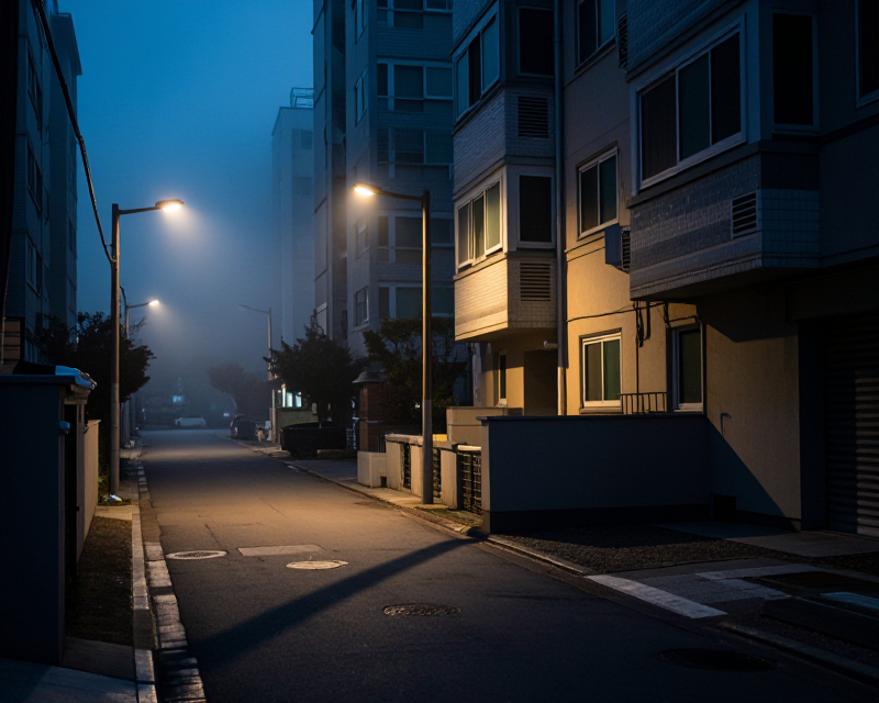 Somber Urban Dawn