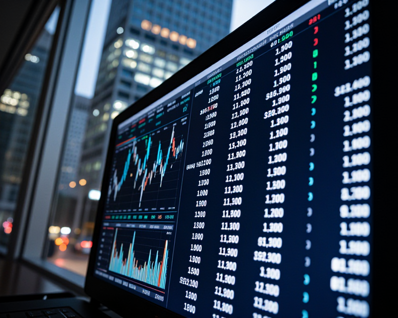 Financial Market Terminal in Seoul