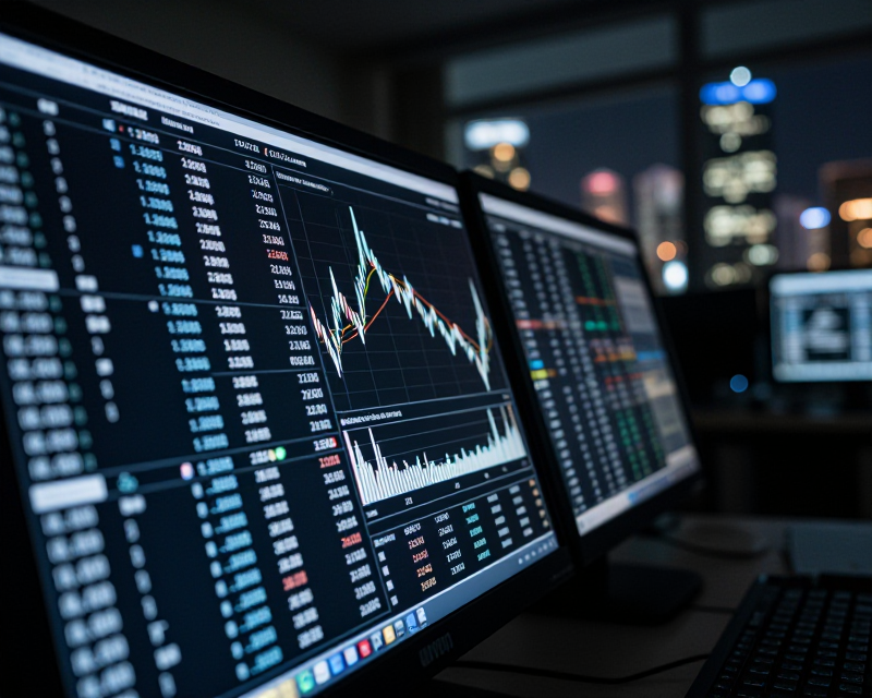 Financial Terminal Display