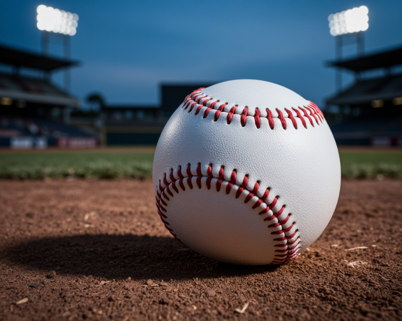 Baseball on Mound