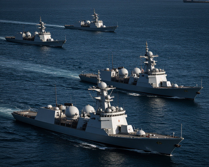 Naval Exercise near Jeju